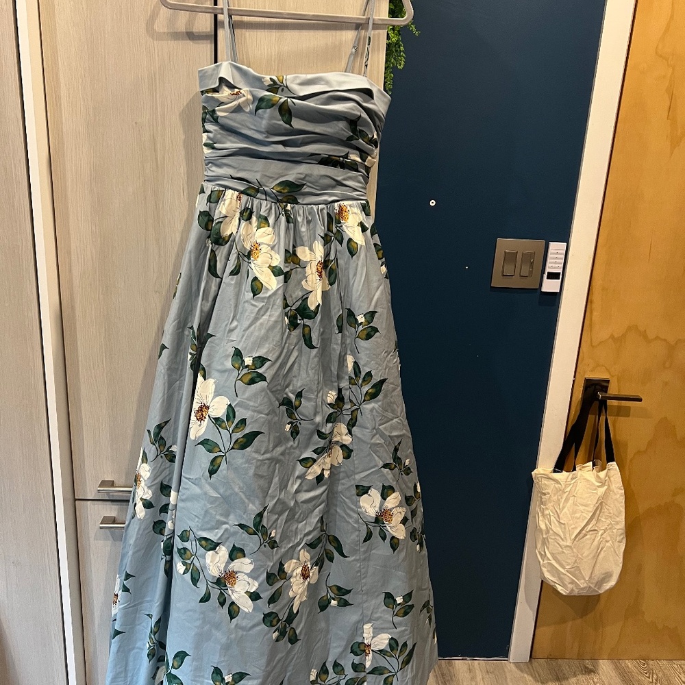 Reformation Kastoria Dress Green - Size 6